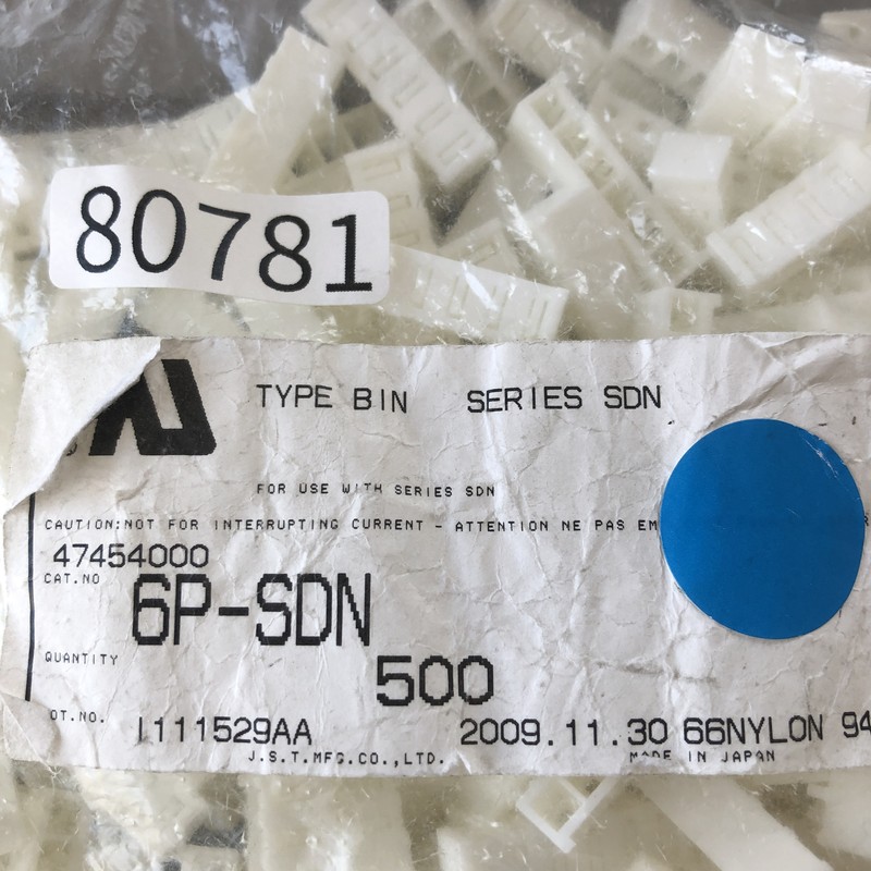 6P-SDN,コネクタ/ハウジング,日本圧着端子製造(JST),345個 - 2