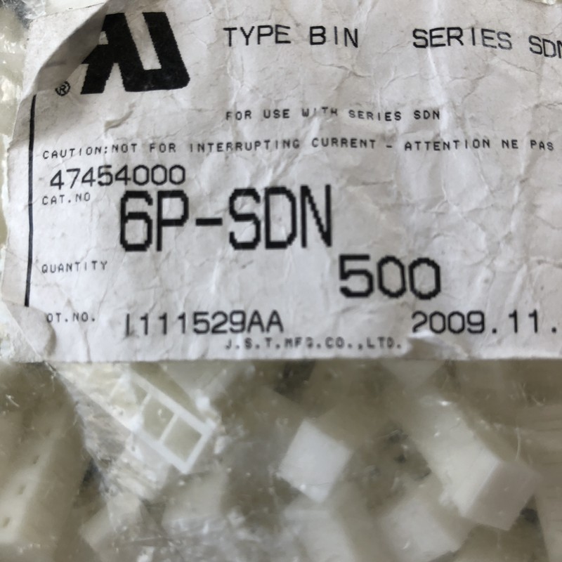 6P-SDN,コネクタ/ハウジング,日本圧着端子製造(JST),350個 - 2