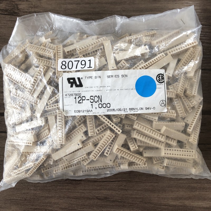 12P-SCN,コネクタ/ハウジング,日本圧着端子製造(JST),890個 - 1