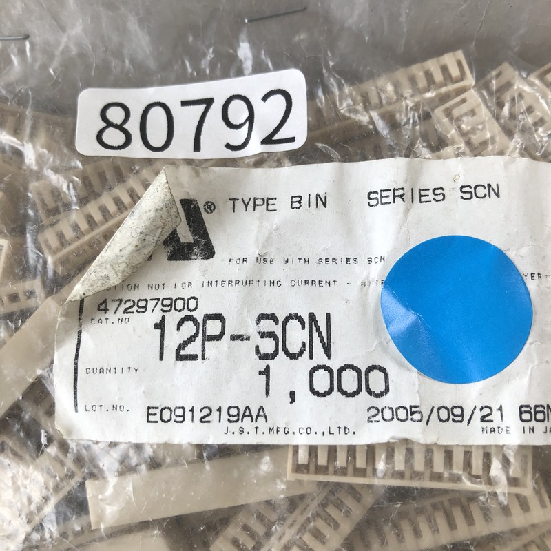 12P-SCN,コネクタ/ハウジング,日本圧着端子製造(JST),430個 - 2
