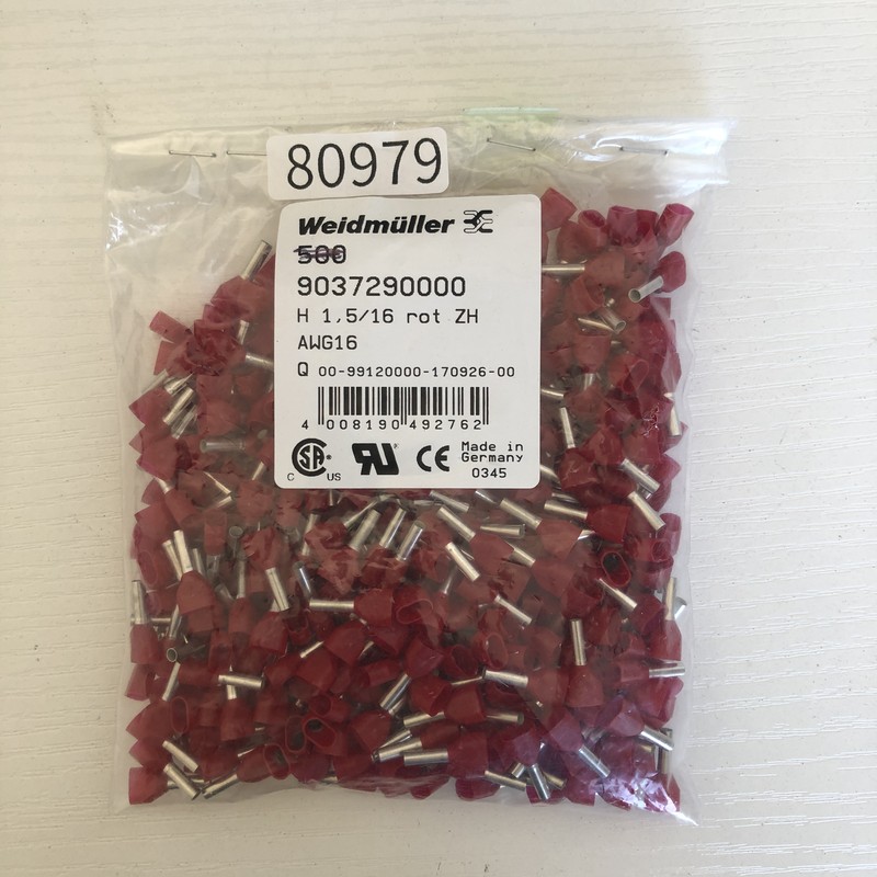 9037290000,圧着端子,赤,380個 - 1