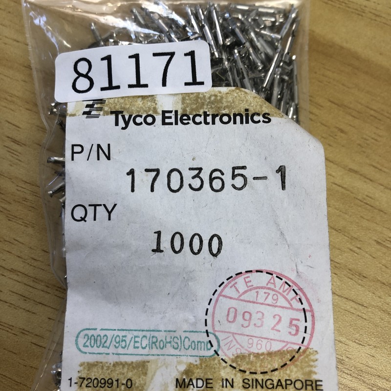 170365-1,圧着端子,タイコエレクトロニクス(AMP/TE),500個 - 2