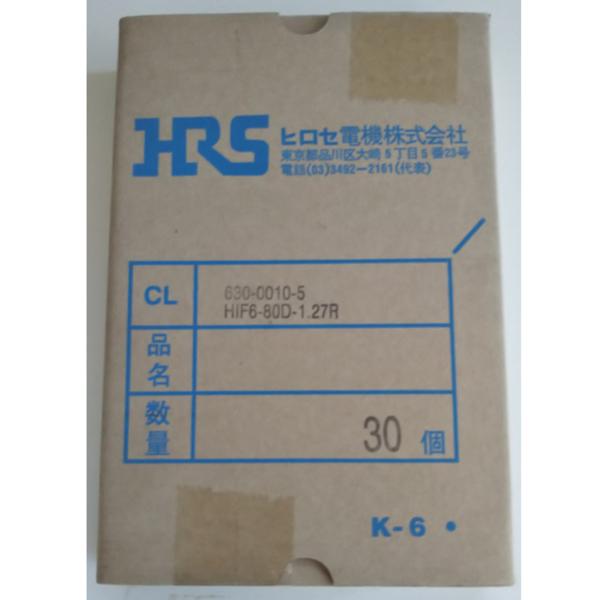 HIF6-80D-1.27R,リボンケーブル用コネクタ,ヒロセ電機(HRS)30個 - 2